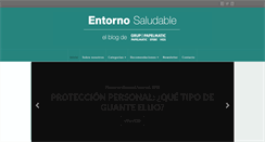 Desktop Screenshot of entornosaludable.com